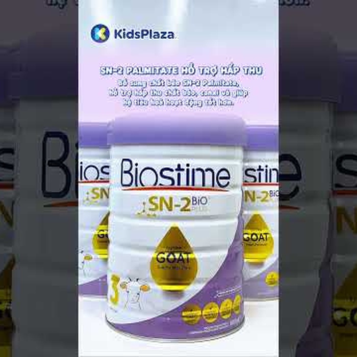 Sữa Biostime số 1 SN-2 Bio Plus (cho bé 0-6 tháng) 800g - video