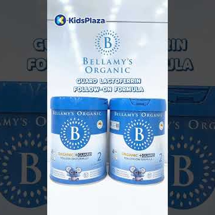 Sữa Bellamy's Organic Guard Lactoferrin số 2 (cho bé 6-12 tháng) 800g - video