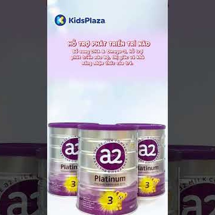 Sữa A2 Platinum Premium Infant Formula số 3 900g - video