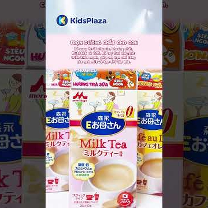 Sữa bầu Morinaga E-Okasan vị trà sữa 200g - video