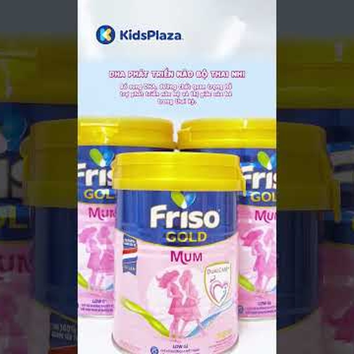 Sữa bột Friso Gold Mum 400g hương cam - video