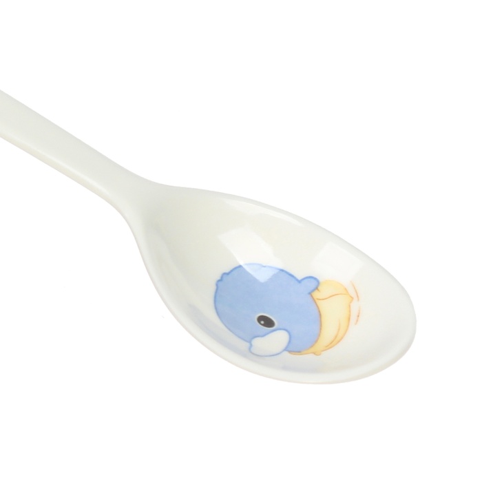 Thìa ăn dặm Melamine cho bé Kuku KU3006mặt phải