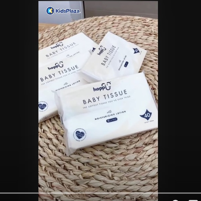 Khăn giấy Hoppi 3 lớp gói 40 tờ - video