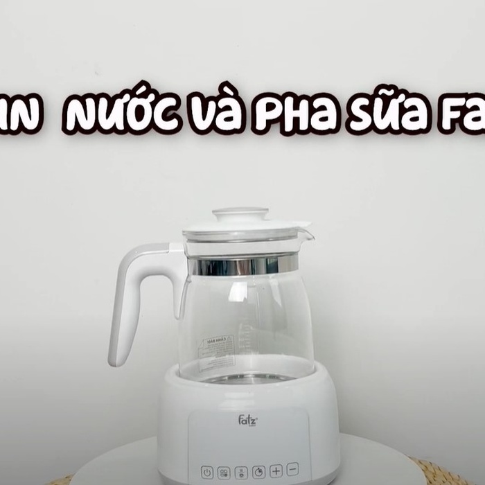 Máy đun và hâm nước pha sữa điện tử Fatzbaby 1.2L- Quick 12 - FB3503HB - video