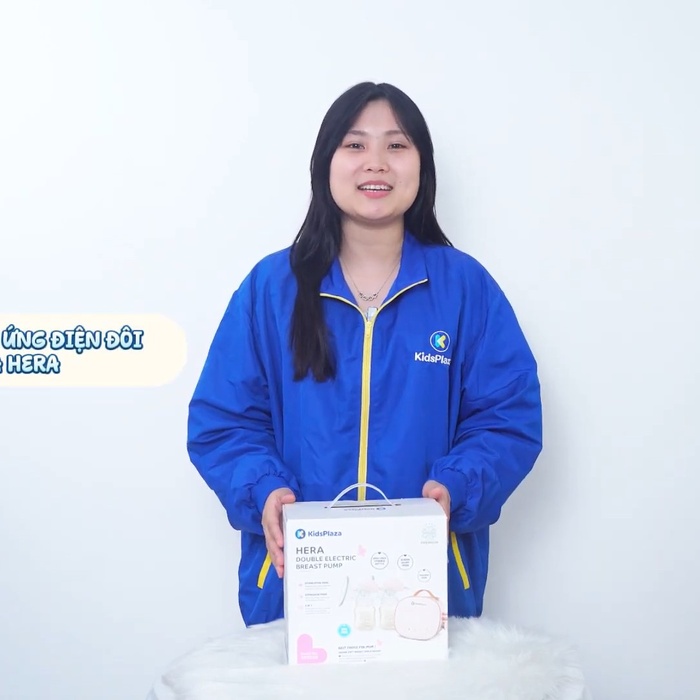 Máy hút sữa cảm ứng điện đôi KidsPlaza Hera - video