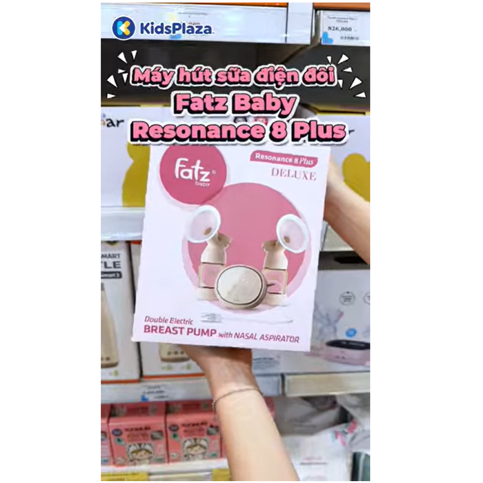 Máy hút sữa điện đôi Fatzbaby Resonance 8 Plus - video