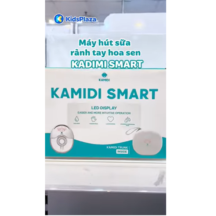Máy hút sữa rảnh tay hoa sen Kamidi Smart - video