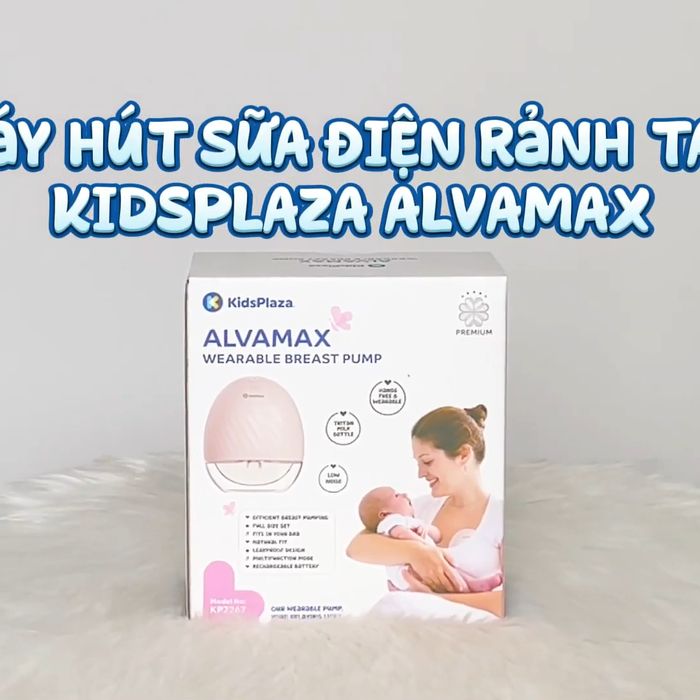 Máy hút sữa điện rảnh tay KidsPlaza Alvamax - video