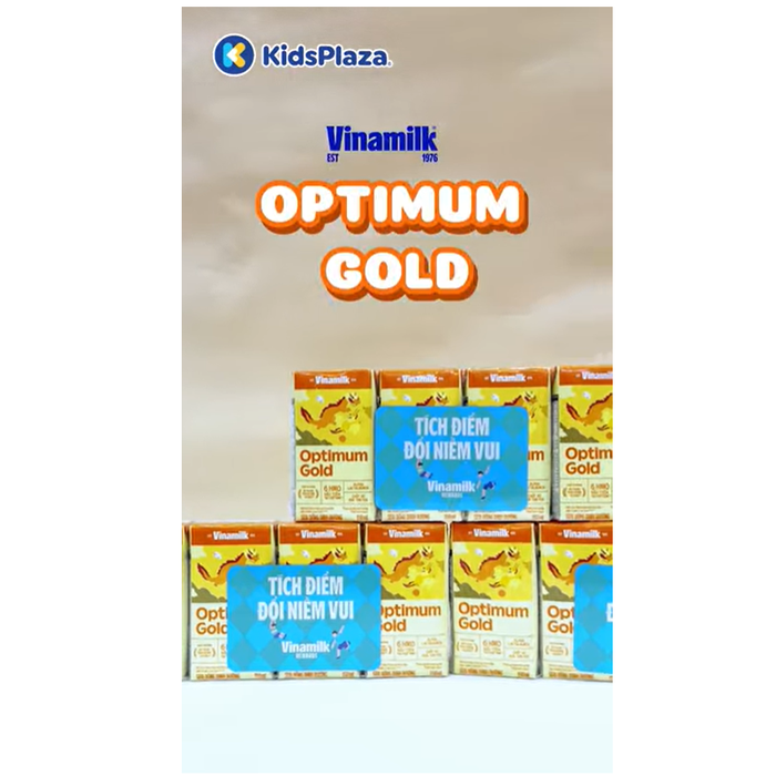 Sữa bột pha sẵn Optimum Gold 4x110ml - video