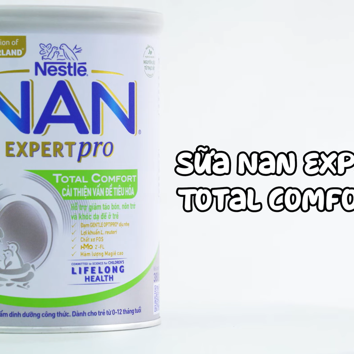 Sữa Nan Expert Pro Total Comfort 380g cho bé 0-12 tháng tuổi - video
