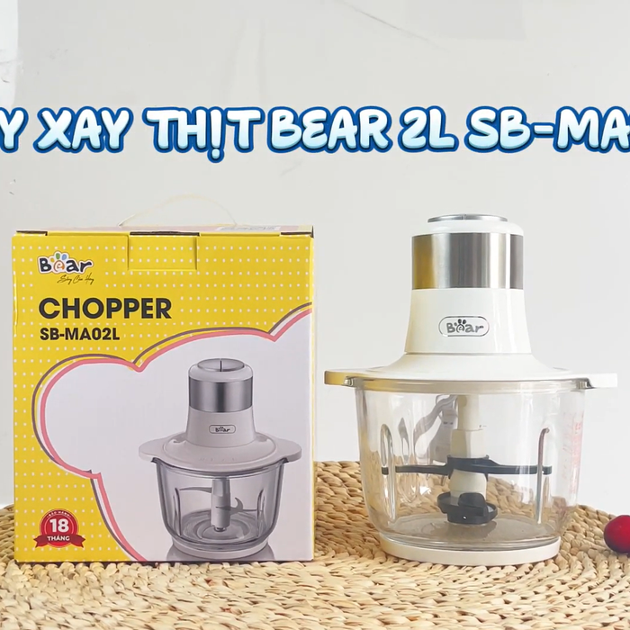 Máy xay thịt Bear 2L SB-MA02L - video