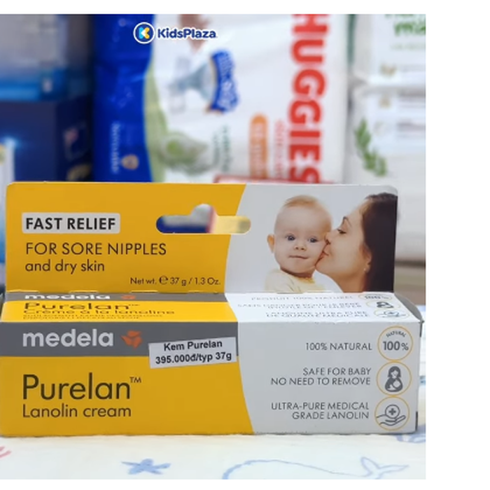 Kem trị nứt đầu ti Medela Purelan 37gram - video