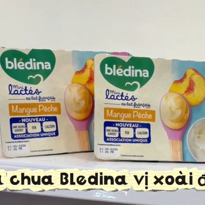Sữa chua Bledina vị Xoài 6*55g (6M+) - video