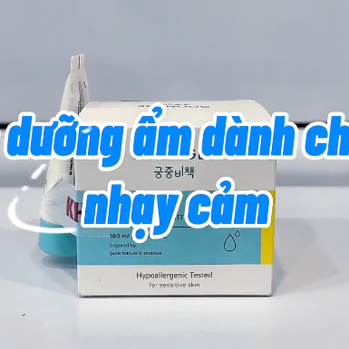 Kem dưỡng dành cho da nhạy cảm Goongbe 180ml 0M+ - video