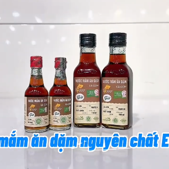 Nước mắm ăn dặm nguyên chất Ecofood 150ml - video