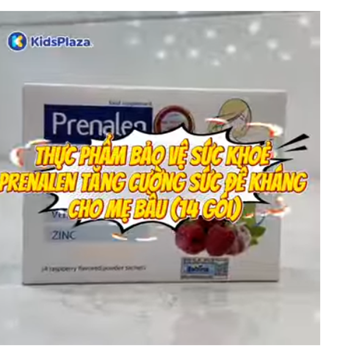 Thực phẩm bảo vệ sức khoẻ Prenalen tăng cường sức đề kháng cho mẹ bầu (14 gói) - video