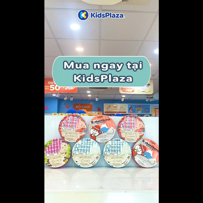 Phô mai QBB dành cho bé vị việt quất 90g - video