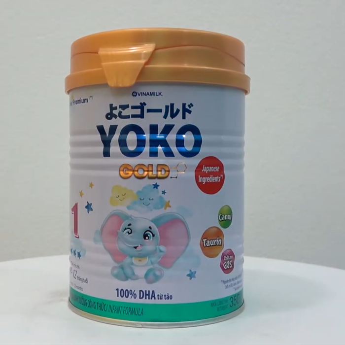 Sữa Vinamilk Yoko Gold 1 350g cho bé 0-1Y - video