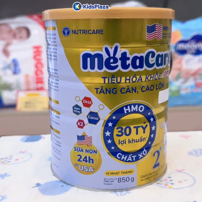Sản phẩm dinh dưỡng Metacare Opti 2+ 850g cho bé 2-10 tuổi (Vàng) - video