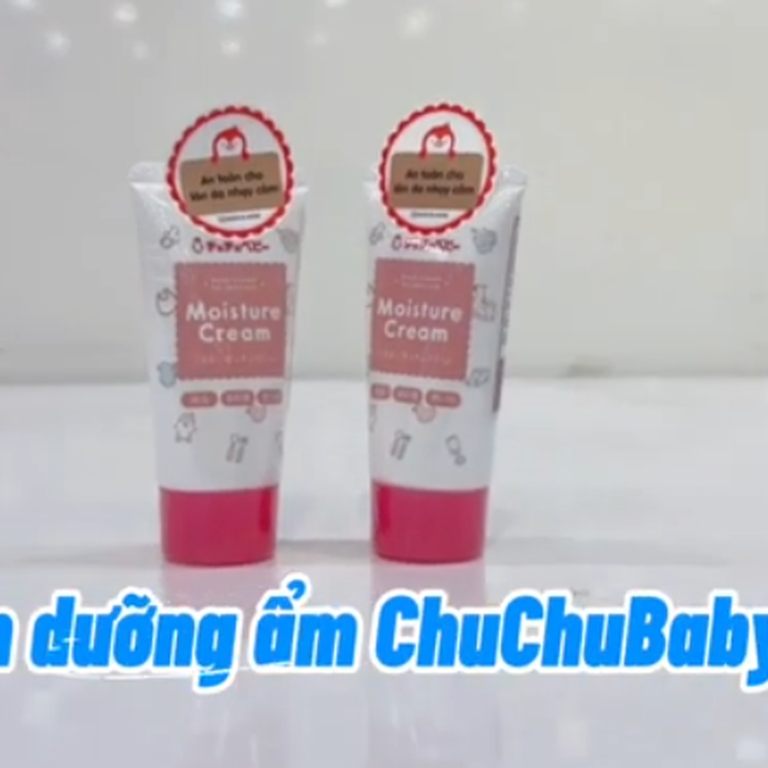 Kem dưỡng ẩm ChuChuBaby 50g - video
