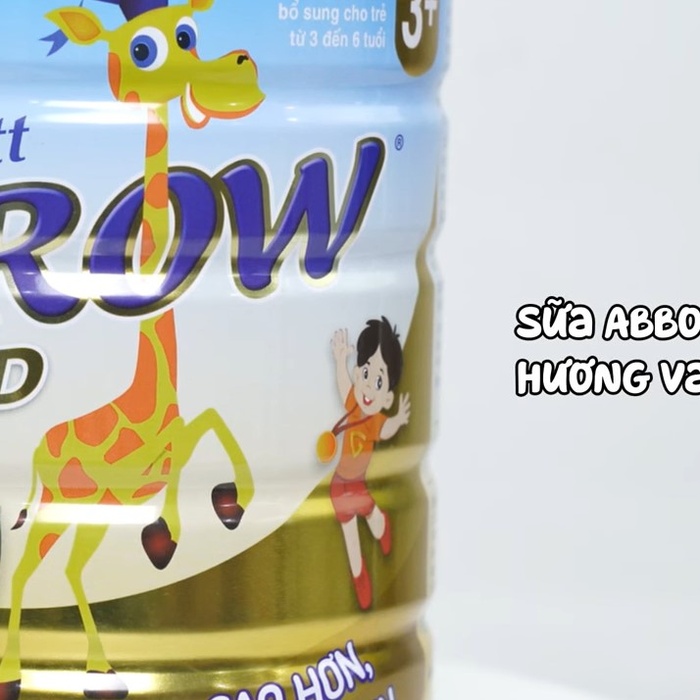 Sữa Abbott Grow Gold 3+ (cho bé 3-6 tuổi) 900g/850g - video
