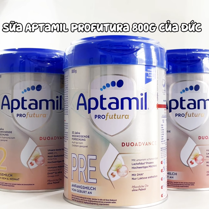 Sữa Aptamil Profutura Duoadvance Pre 800g của Đức cho trẻ từ 0-6 tháng - video