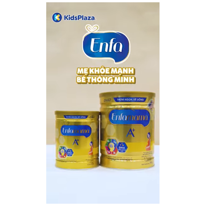 Sữa bầu Enfamama A+ Vanilla 400g  - video