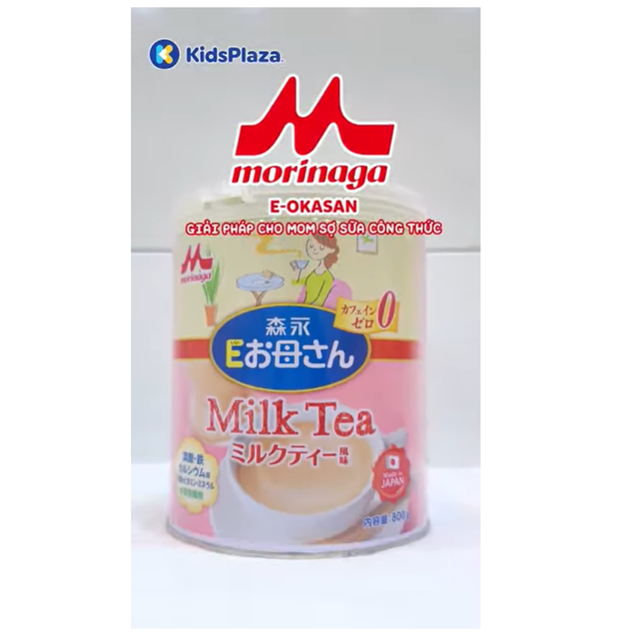 Sữa bầu Morinaga E-Okasan vị trà sữa 800g - video