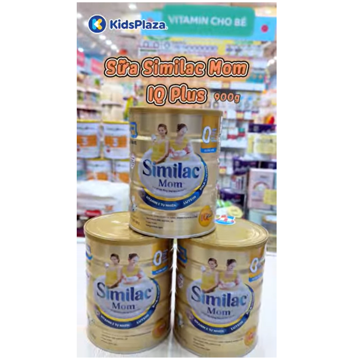 Sữa bầu Similac Mom IQ Plus hộp 900g hương vani - video