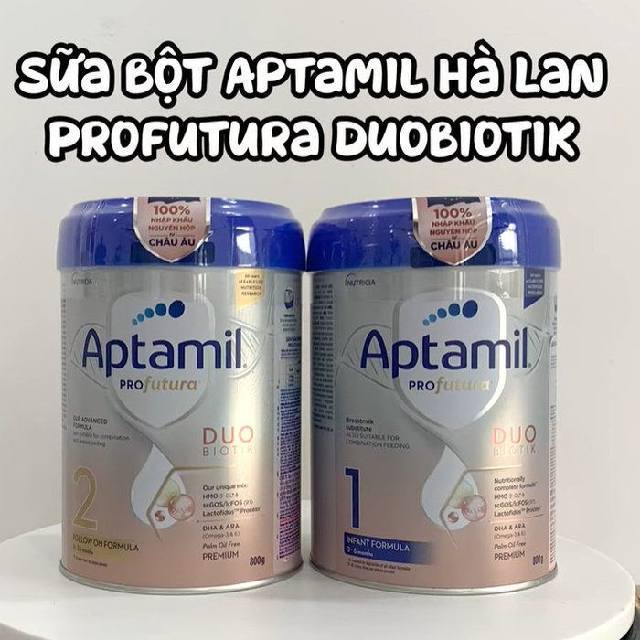 Sữa Aptamil Hà Lan Profutura Duobiotik 1 800g - video