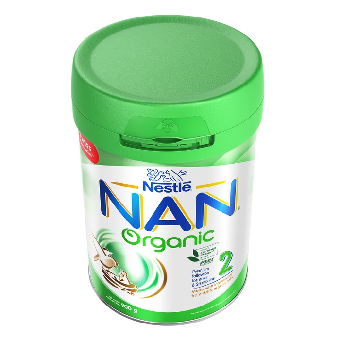 Sữa Nan Organic số 2 900gr cho bé từ 6-24 tháng tuổimặt sau