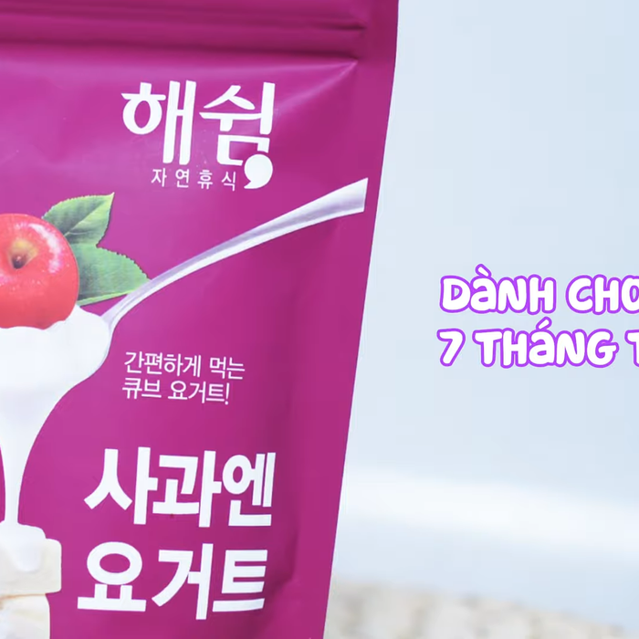 Sữa chua sấy lạnh Haeswim vị táo dạng gói 16g - video