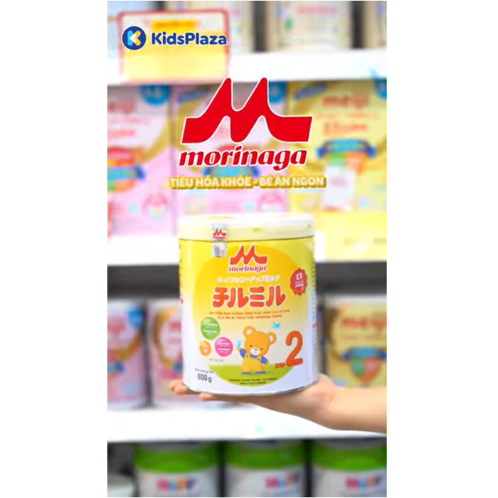 Sữa Morinaga Chilmil số 2 (cho bé 6-36 tháng) 800g - video