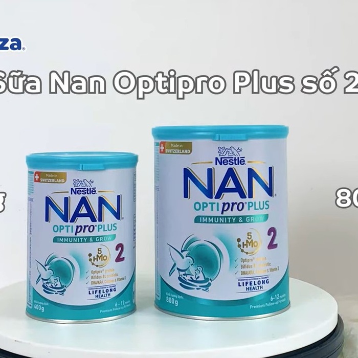 Sản phẩm dinh dưỡng công thức Nan Optipro Plus số 2 5HMO 400g cho bé 6-12 tháng tuổi - video