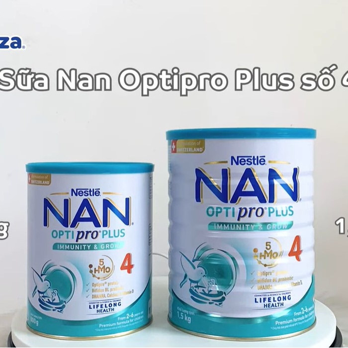 Sữa Nan Optipro Plus số 4 5HMO 850g cho bé 2-6 tuổi - video