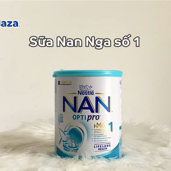 Sản phẩm dinh dưỡng công thức Nan Nga số 1 800g (0 - 6 tháng) - video