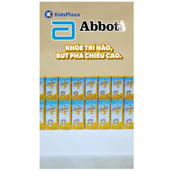 Sữa nước Abbott Grow Gold hương vani (4x110ml) cho bé từ 1 tuổi trở lên  - video