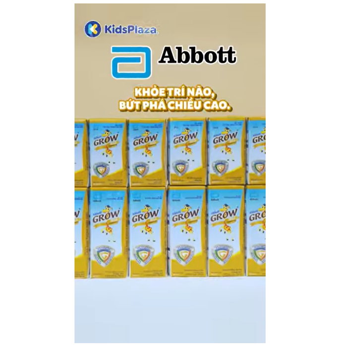 Sữa nước Abbott Grow Gold hương vani (4x180ml) cho bé từ 1 tuổi trở lên - video