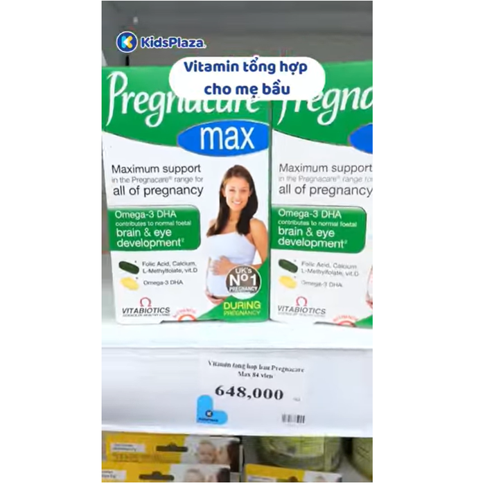 Thực phẩm bảo vệ sức khỏe PREGNACARE BREAST-FEEDING - video