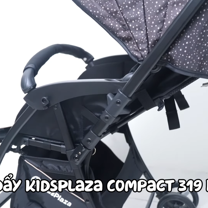 Xe đẩy cho bé KidsPlaza Compact 319 Linen (Đỏ Đen) - video