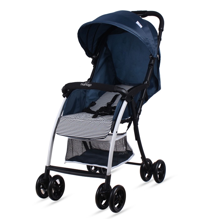 Xe đẩy cho bé Mamago Compact 316 (Xanh Navy)mặt sau