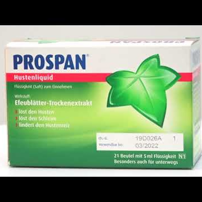 Siro ho Prospan Đức dạng gói ( 21 gói) cho bé từ 6 tuổi - video