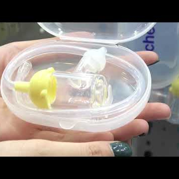 Dụng cụ hút mũi silicon Richell 98550 - video