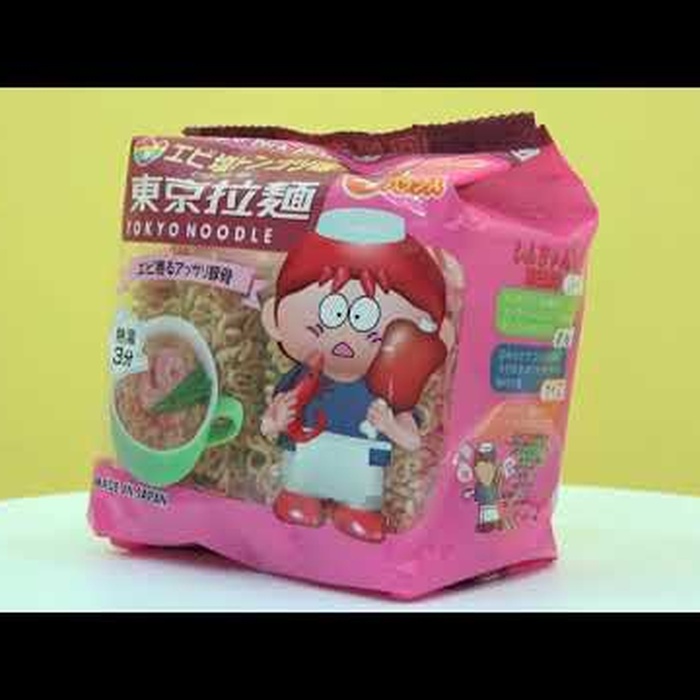 Mì Tokyo Ramen vị tôm 120g của Nhật cho bé trên 1 tuổi - video