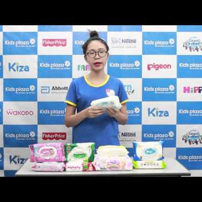 Khăn ướt bobby 80m - video