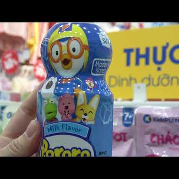 Nước uống Pororo hương vị sữa chai 235ml - video