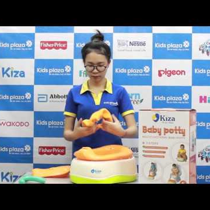 Bô vệ sinh cho bé cao cấp Kiza 3in1 - video