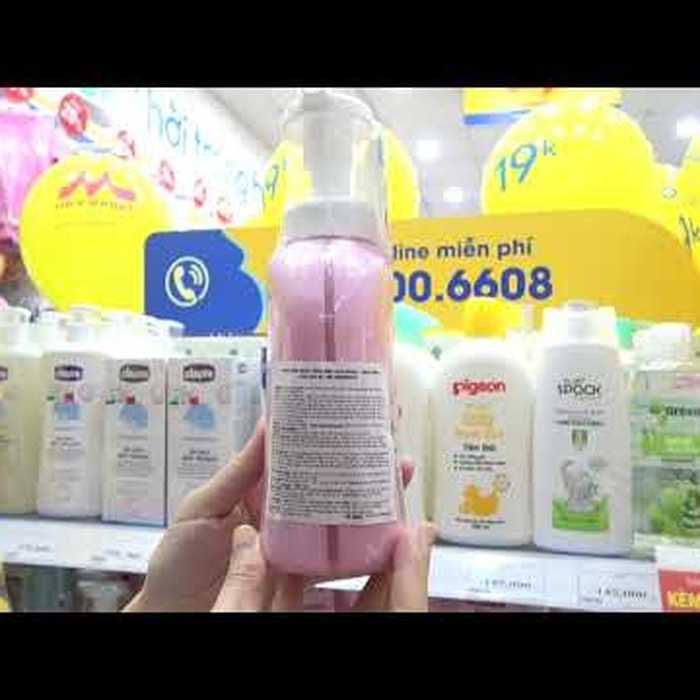 Nước rửa bình sữa Arau 500ml - video