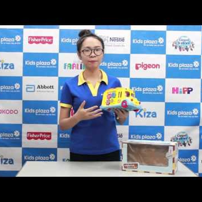 Đồ chơi xe bus trường học thông minh HL.796 - video