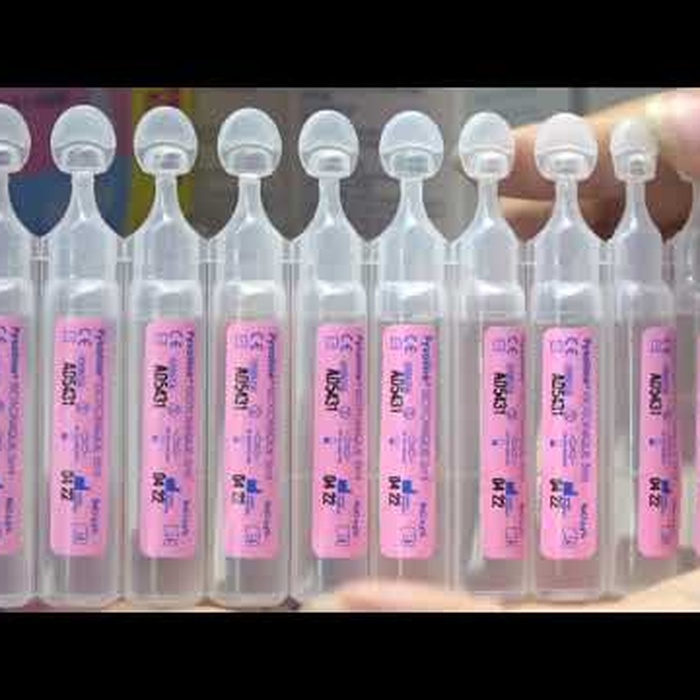 Nước muối sinh lý Fysoline hồng 5ml - video